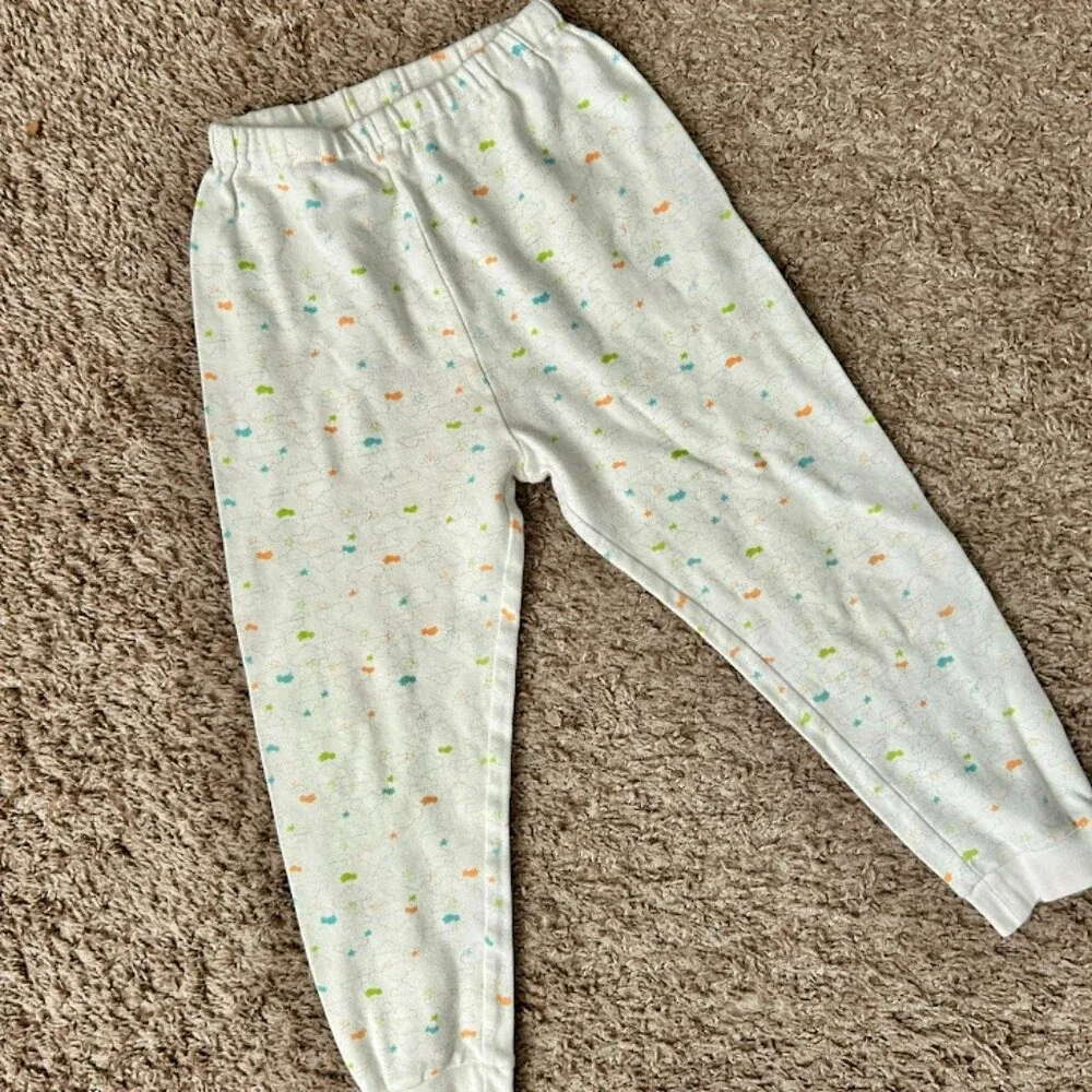 Lasi‎ Baby Kids Pajamas Set Long Sleeve Top Pants White Cloud Print 110/52